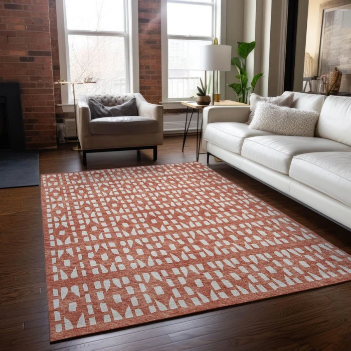 Addison Chantille ACN963-Salmon 10 ft. X 14 ft. Rectangle Rug