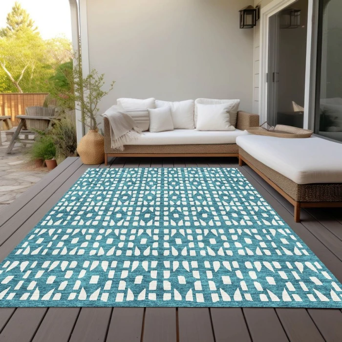 Addison Chantille ACN963-Teal 5 ft. X 7 ft. 6 in. Rectangle Rug