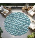 Addison Chantille ACN963-Teal 8 ft. X 8 ft. Round Rug