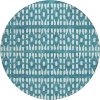 Addison Chantille ACN963-Teal 8 ft. X 8 ft. Round Rug
