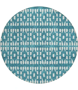 Addison Chantille ACN963-Teal 8 ft. X 8 ft. Round Rug