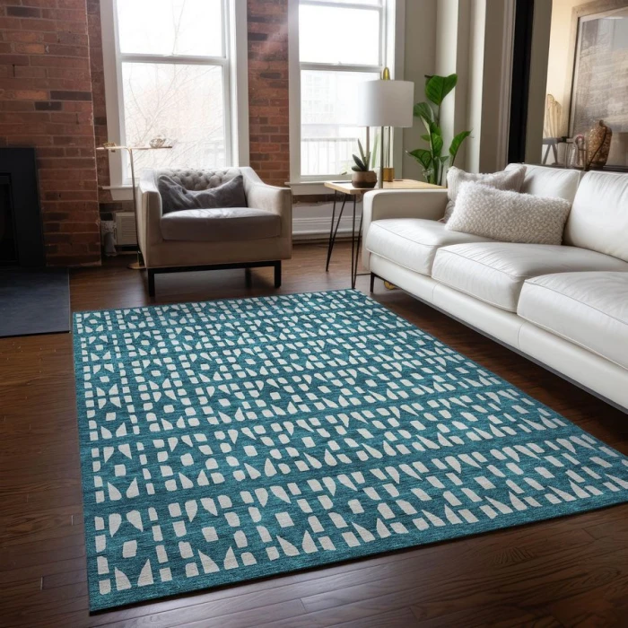 Addison Chantille ACN963-Teal 5 ft. X 7 ft. 6 in. Rectangle Rug