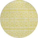Addison Chantille ACN963-Yellow 8 ft. X 8 ft. Round Rug