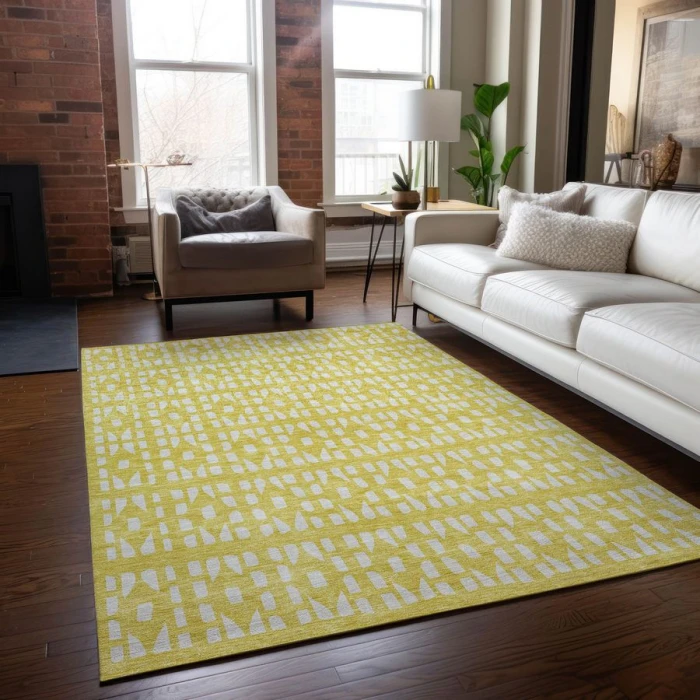 Addison Chantille ACN963-Yellow 5 ft. X 7 ft. 6 in. Rectangle Rug