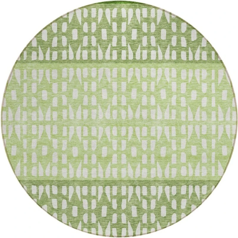 Addison Chantille ACN964-Green 8 ft. X 8 ft. Round Rug