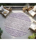 Addison Chantille ACN964-Purple 8 ft. X 8 ft. Round Rug