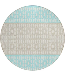 Addison Chantille ACN964-Teal 8 ft. X 8 ft. Round Rug
