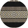 Addison Chantille ACN965-Black 8 ft. X 8 ft. Round Rug
