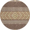 Addison Chantille ACN965-Brown 8 ft. X 8 ft. Round Rug