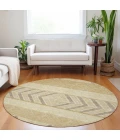 Addison Chantille ACN965-Gold 8 ft. X 8 ft. Round Rug
