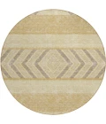 Addison Chantille ACN965-Gold 8 ft. X 8 ft. Round Rug