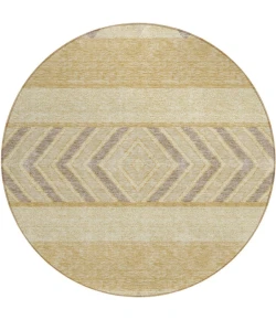 Addison Chantille ACN965-Gold 8 ft. X 8 ft. Round Rug