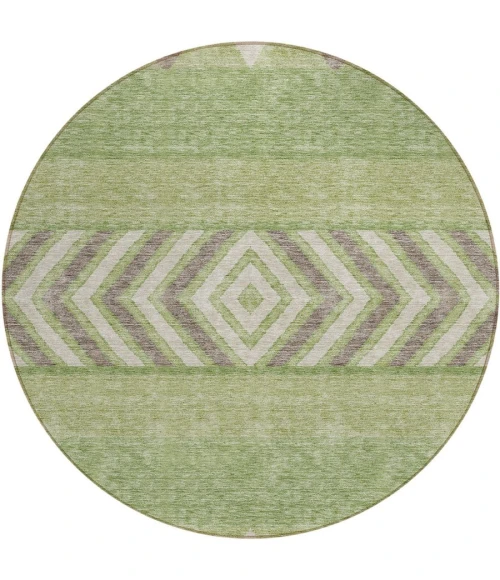 Addison Chantille ACN965-Green 8 ft. X 8 ft. Round Rug
