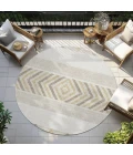 Addison Chantille ACN965-Ivory 8 ft. X 8 ft. Round Rug