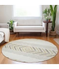 Addison Chantille ACN965-Ivory 8 ft. X 8 ft. Round Rug