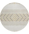 Addison Chantille ACN965-Ivory 8 ft. X 8 ft. Round Rug