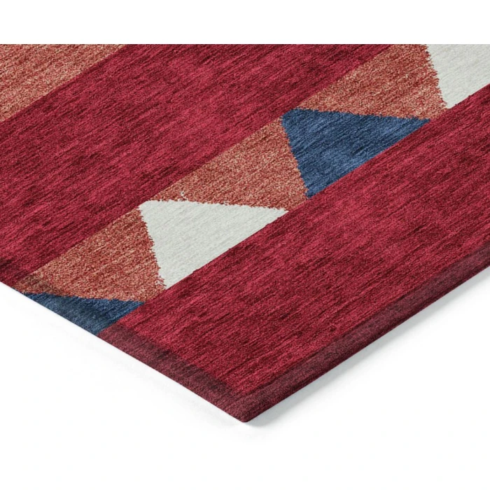 Addison Chantille ACN965-Red 8 ft. X 8 ft. Round Rug