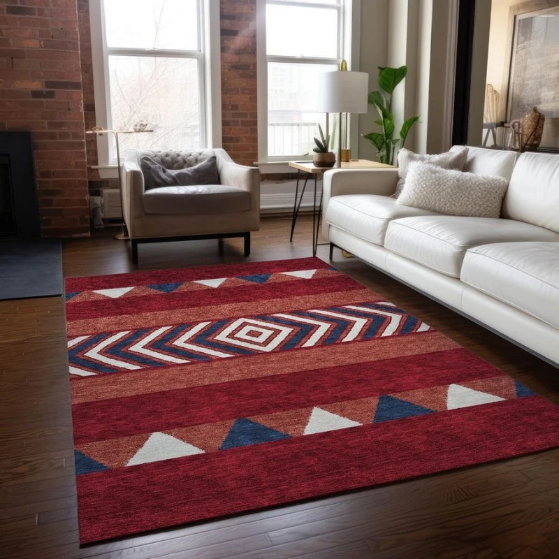Addison Chantille ACN965-Red 8 ft. X 10 ft. Rectangle Rug