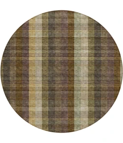 Addison Chantille ACN966-Brown 8 ft. X 8 ft. Round Rug