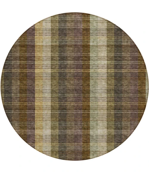 Addison Chantille ACN966-Brown 8 ft. X 8 ft. Round Rug