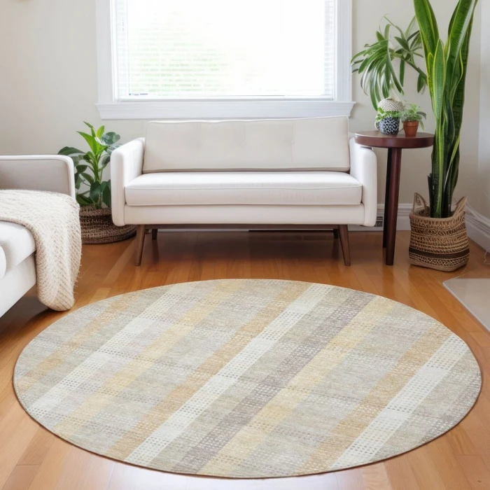 Addison Chantille ACN966-Ivory 8 ft. X 8 ft. Round Rug