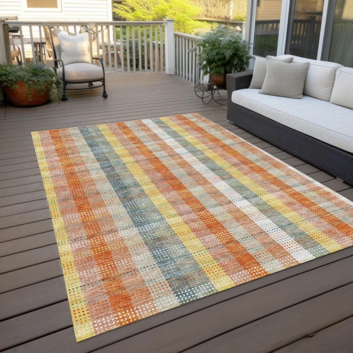 Addison Chantille ACN966-Peach 10 ft. X 14 ft. Rectangle Rug