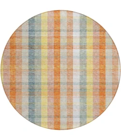 Addison Chantille ACN966-Peach 8 ft. X 8 ft. Round Rug