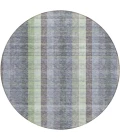 Addison Chantille ACN966-Pewter 8 ft. X 8 ft. Round Rug