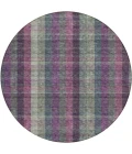 Addison Chantille ACN966-Plum 8 ft. X 8 ft. Round Rug