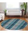 Addison Chantille ACN966-Teal 8 ft. X 8 ft. Round Rug
