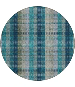 Addison Chantille ACN966-Teal 8 ft. X 8 ft. Round Rug