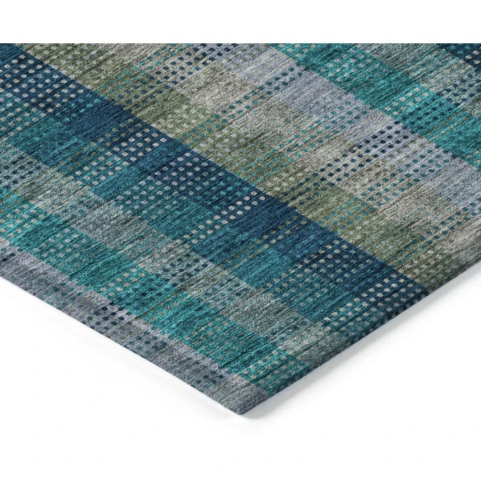 Addison Chantille ACN966-Teal 8 ft. X 8 ft. Round Rug