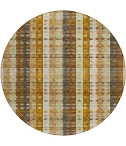 Addison Chantille ACN966-Wheat 8 ft. X 8 ft. Round Rug
