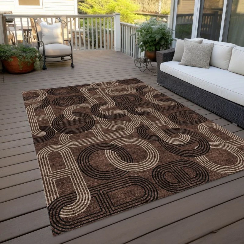 Addison Chantille ACN967-Chocolate 10 ft. X 14 ft. Rectangle Rug