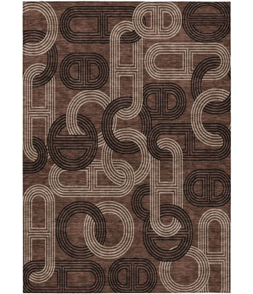 Addison Chantille ACN967-Chocolate 5 ft. X 7 ft. 6 in. Rectangle Rug