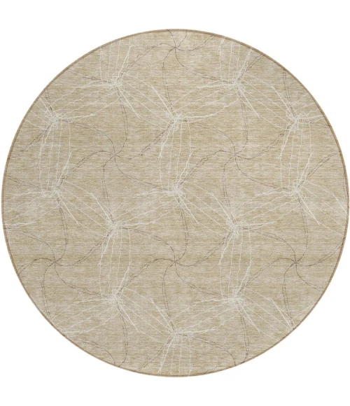 Addison Chantille ACN968-Beige 8 ft. X 8 ft. Round Rug