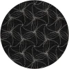 Addison Chantille ACN968-Black 8 ft. X 8 ft. Round Rug