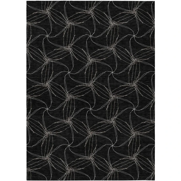 Addison Chantille ACN968-Black 3 ft. X 5 ft. Rectangle Rug