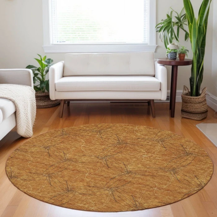 Addison Chantille ACN968-Copper 8 ft. X 8 ft. Round Rug