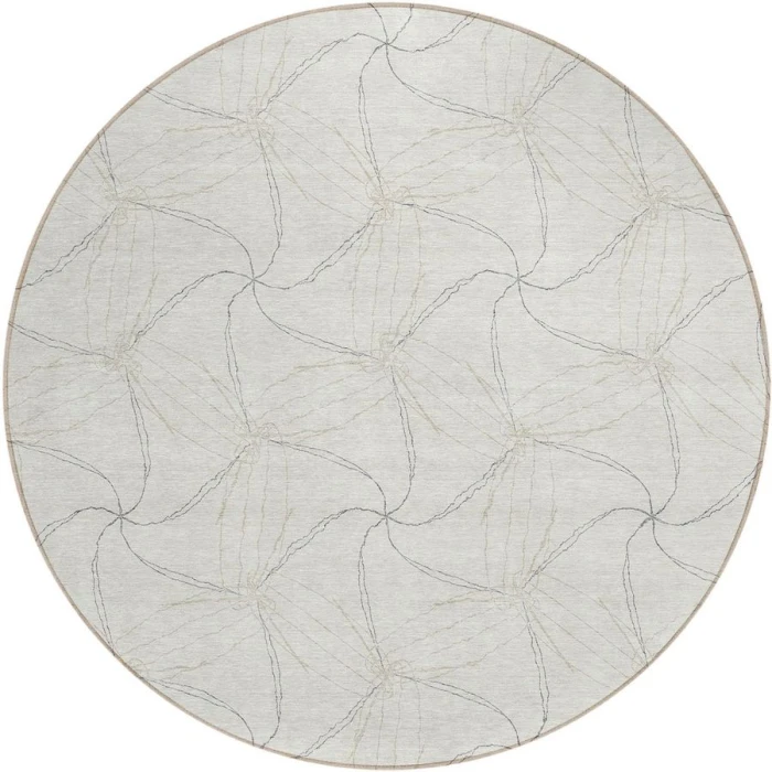 Addison Chantille ACN968-Ivory 8 ft. X 8 ft. Round Rug