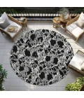 Addison Chantille ACN969-Black 8 ft. X 8 ft. Round Rug