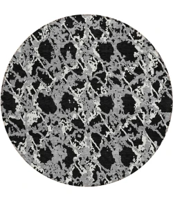 Addison Chantille ACN969-Black 8 ft. X 8 ft. Round Rug