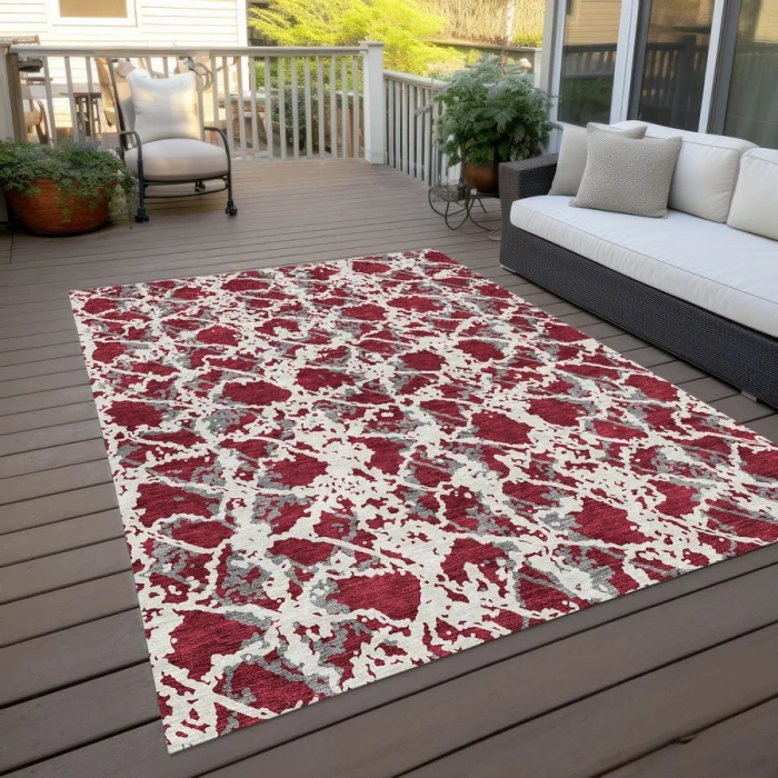 Addison Chantille ACN969-Burgundy 10 ft. X 14 ft. Rectangle Rug