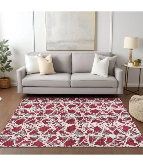 Addison Chantille ACN969-Burgundy 5 ft. X 7 ft. 6 in. Rectangle Rug
