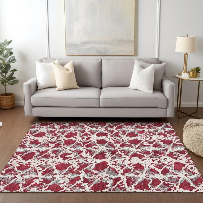 Addison Chantille ACN969-Burgundy 10 ft. X 14 ft. Rectangle Rug