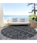 Addison Chantille ACN970-Black 8 ft. X 8 ft. Round Rug
