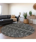 Addison Chantille ACN970-Black 8 ft. X 8 ft. Round Rug