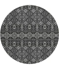 Addison Chantille ACN970-Black 8 ft. X 8 ft. Round Rug