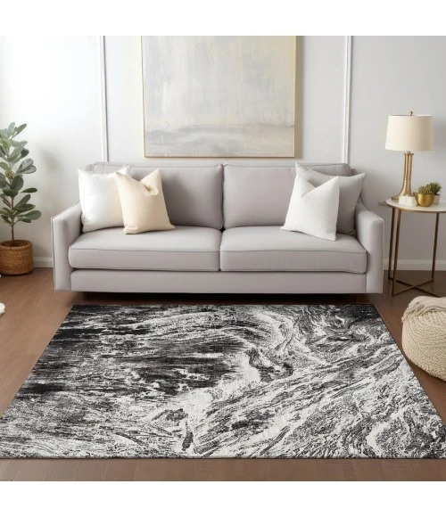 Addison Chantille ACN971-Black 5 ft. X 7 ft. 6 in. Rectangle Rug