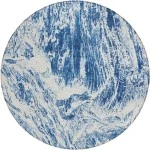 Addison Chantille ACN971-Navy 8 ft. X 8 ft. Round Rug